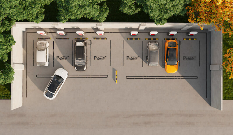 Places de parking pour véhicules électriques